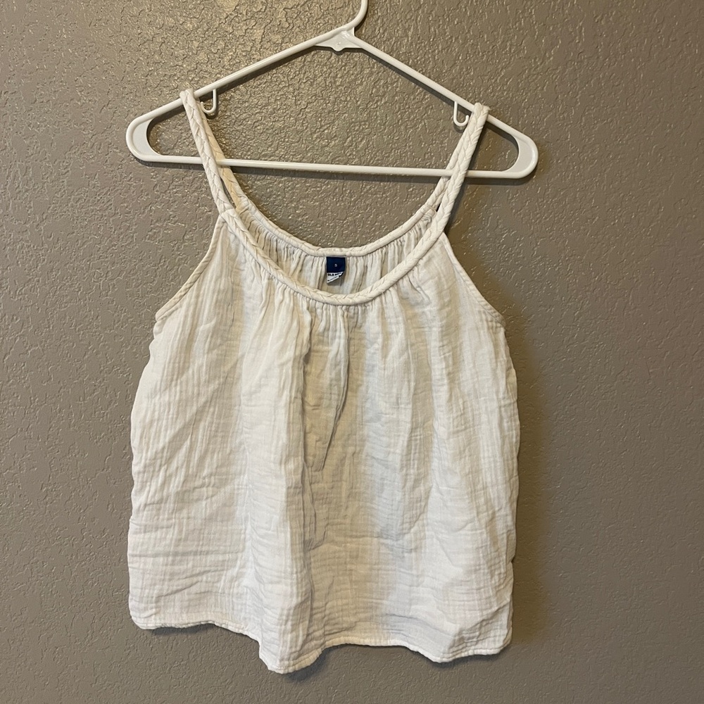 Women's White Old Navy Tank